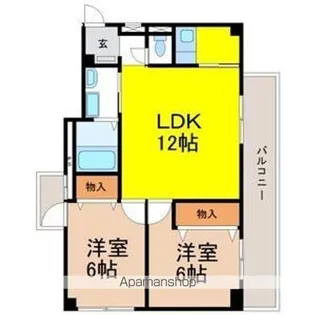 コンテッサトーレ【4階】の間取り