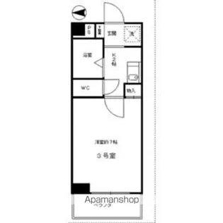 エスポワール名古屋【7階】の間取り