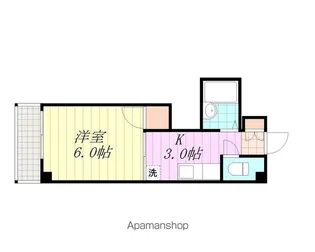 メゾン村上【402号室】の間取り