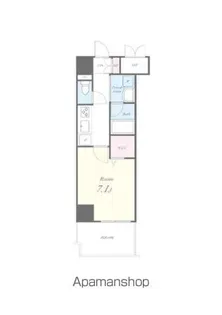 FORTUNA HIGASHINAKANO【7階】の間取り