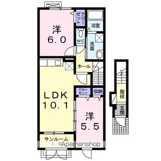 グラン・シャトレー Ⅴ【2階】の間取り