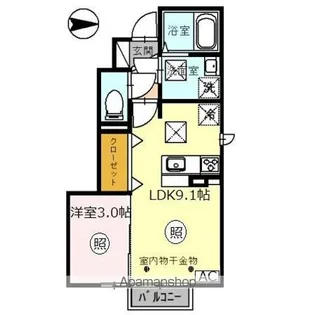 キキョウK.TツバキK.T キキョウK.T【1階】の間取り