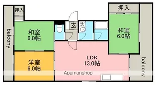 ヴィラグレース【2階】の間取り