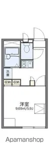 レオパレスTomato Hs【202号室】の間取り