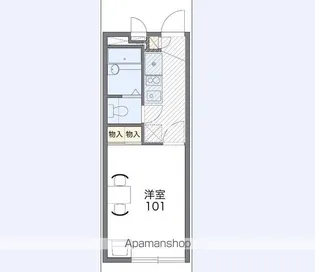 レオパレス望【305号室】の間取り