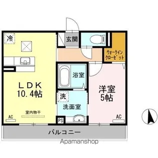 コーポブリックス【1階】の間取り