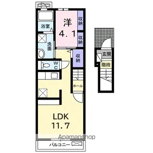 COLLINE MAISON【2階】の間取り