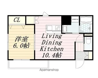 ディライト薬円台B棟【2階】の間取り