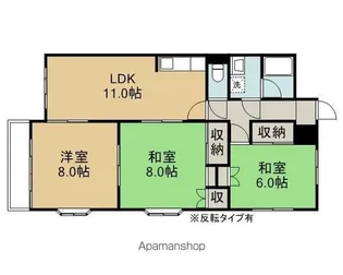 カサ・リベラーナA【202号室】の間取り