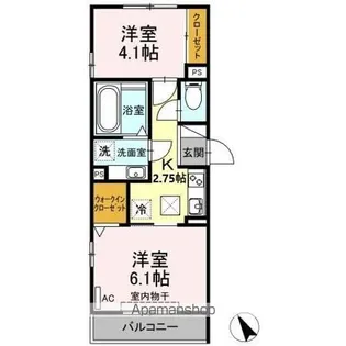 メイユール東丸【1階】の間取り