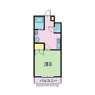 クレシェンド中屋敷【3階】の間取り