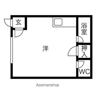 ハイツまるい№143【202号室】の間取り