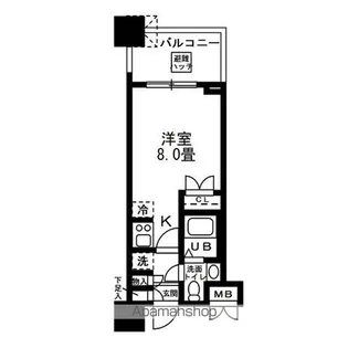 レジディア錦糸町【4階】の間取り