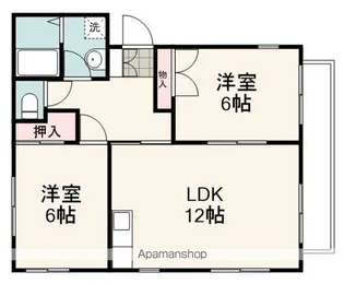 メッセ城北【101号室】の間取り