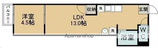 コーポコスモス【105号室】の間取り