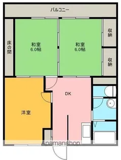 松本マンションⅡ【3階】の間取り
