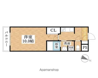 ボヌール飛高【3階】の間取り