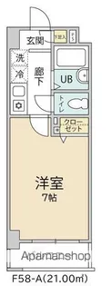 クオーレプロバンス南行徳Ⅱ【7階】の間取り