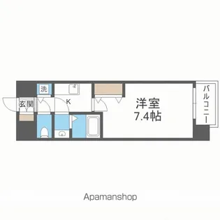 ルミエール野田阪神【10階】の間取り
