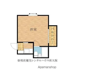 セレーナ土生【208号室】の間取り