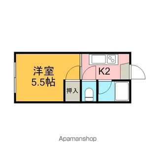 いしだ荘【2階】の間取り