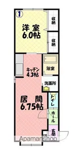 シャトル5・8【201号室】の間取り