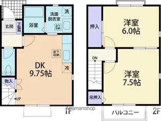 FORET CHARMANT(フォレ シャルマン) D【2階】の間取り