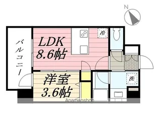 リーフル博多【12階】の間取り