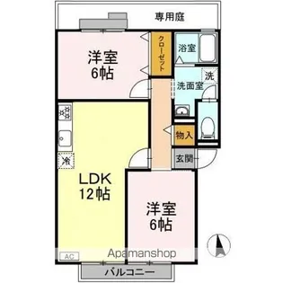 ロイヤルKⅡ【1階】の間取り