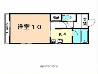ファミール本町【2-3号室】の間取り