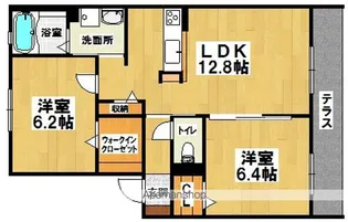 シャーメゾン鈴の宮 【1階】の間取り