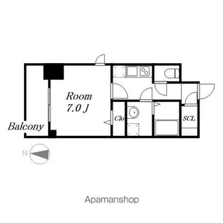 エスリード名古屋STATION WEST【9階】の間取り