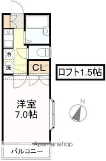クリスタルパレス弐番館【201号室】の間取り