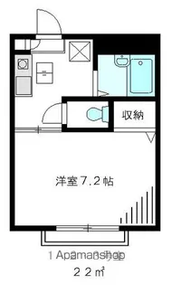 グランディス吉祥寺【201号室】の間取り