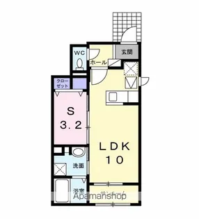 アバンツァートⅡ【1階】の間取り