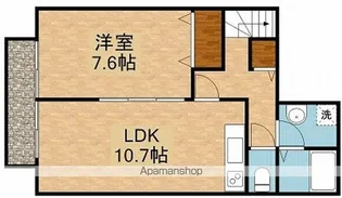 アスピリア萬寿舎【2階】の間取り