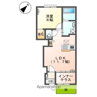 プティ・ボヌールⅡ【1階】の間取り