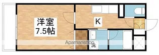 ラ シャンブル ジュエ【3階】の間取り