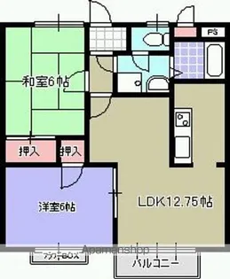 ハイツウィンディA【102号室】の間取り