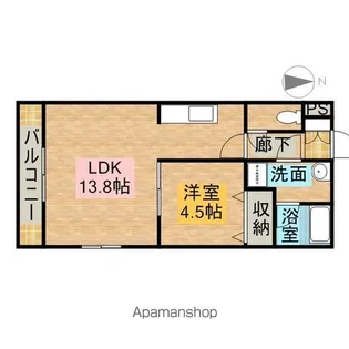 アルファ【3階】の間取り