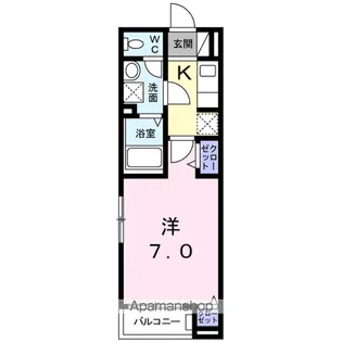 ルピナス 戸塚【2階】の間取り