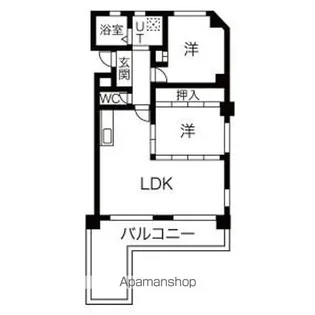 コスモハイツ【1階】の間取り