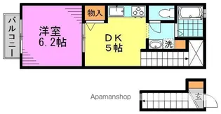 フォレストコートⅠ【2階】の間取り