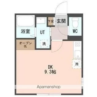 COFFRET(コフレ)西町北【2階】の間取り