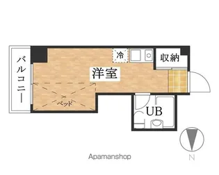 ヴィラカレッジウエスト【3階】の間取り