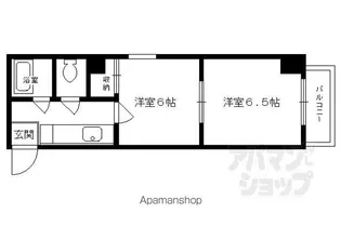 シャンポール御所南【305号室】の間取り