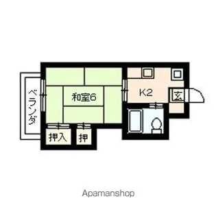 プレアール己斐【3階】の間取り