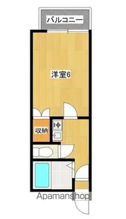 クリアサカイ壱番館【405号室】の間取り