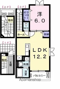セレーノ エム【3階】の間取り