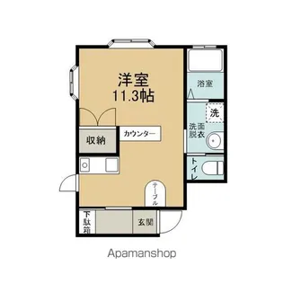 クレモナ館【102号室】の間取り